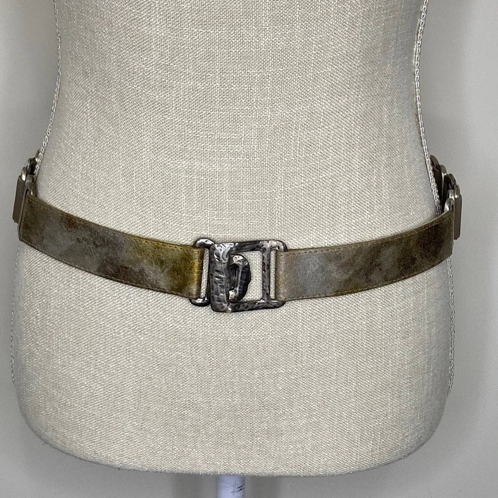 Suzi‎ Roher leather stretch belt